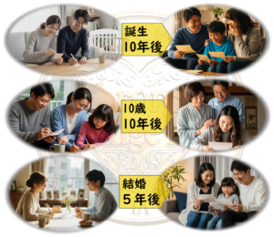 様々な節目で、時を超えて、想いを届ける